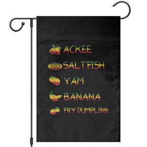 Jamaican National Dish Garden Flag Ackee Saltfish Yardie Jamaican Culture Pride Apparel TS10 Black Print Your Wear