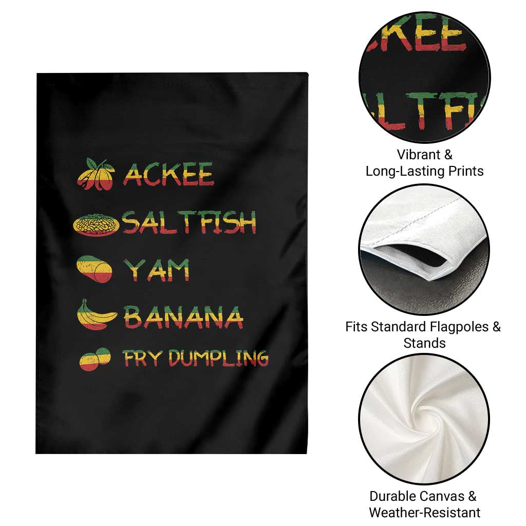Jamaican National Dish Garden Flag Ackee Saltfish Yardie Jamaican Culture Pride Apparel TS10 Print Your Wear