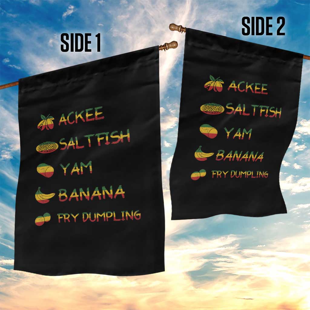 Jamaican National Dish Garden Flag Ackee Saltfish Yardie Jamaican Culture Pride Apparel TS10 Print Your Wear