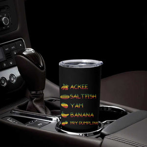 Jamaican National Dish Tumbler Cup Ackee Saltfish Yardie Jamaican Culture Pride Apparel TS10 Print Your Wear