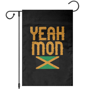Yeah Mon Jamaican Pride Garden Flag Jamaican Vacation Jamaica Reggae Roots TS10 Black Print Your Wear