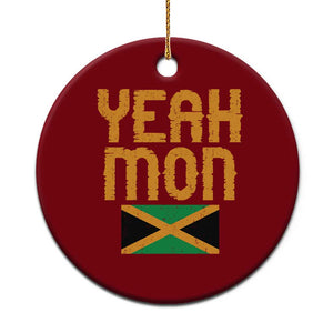 Yeah Mon Jamaican Pride Ceramic Ornament Jamaican Vacation Jamaica Reggae Roots TS10 1pc Red Print Your Wear