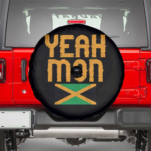 Yeah Mon Jamaican Pride Spare Tire Cover Jamaican Vacation Jamaica Reggae Roots TS10 Black Print Your Wear