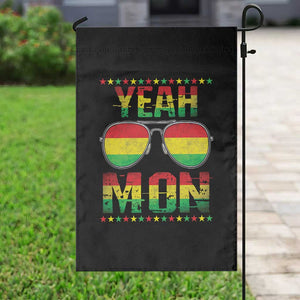 Yeah Mon Jamaican Pride Garden Flag Jamaican Vacation Jamaica Reggae Sunglasses TS10 Print Your Wear