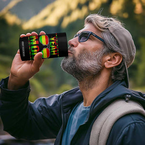 Yeah Mon Jamaican Pride 4 in 1 Can Cooler Tumbler Jamaican Vacation Jamaica Reggae Sunglasses TS10 Print Your Wear