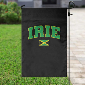 Irie Jamaican Rasta Garden Flag Funny Jamaica Jamaican Flag Rasta Reggae Roots TS10 Print Your Wear