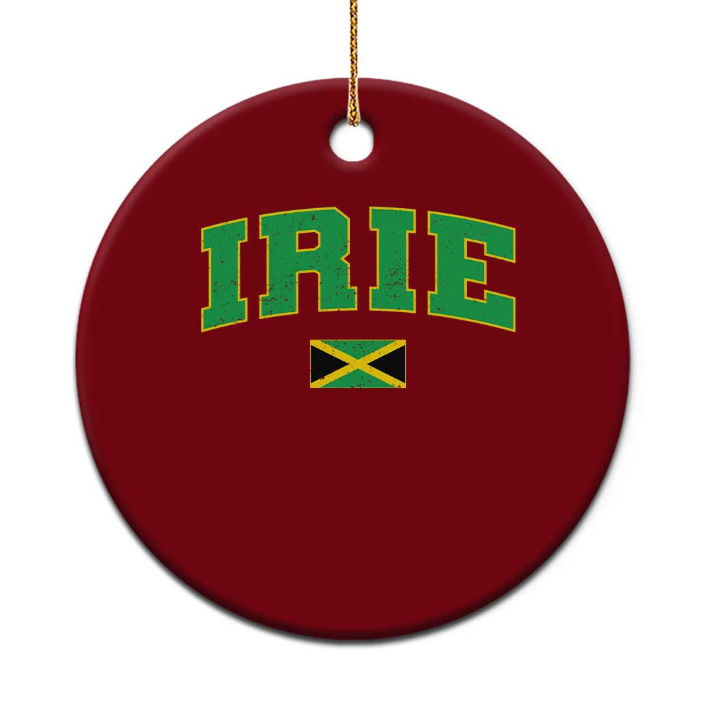 Irie Jamaican Rasta Ceramic Ornament Funny Jamaica Jamaican Flag Rasta Reggae Roots TS10 1pc Red Print Your Wear