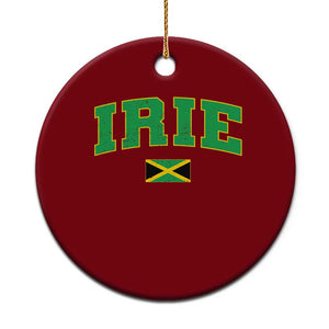 Irie Jamaican Rasta Ceramic Ornament Funny Jamaica Jamaican Flag Rasta Reggae Roots TS10 1pc Red Print Your Wear