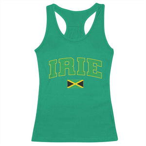 Irie Jamaican Rasta Racerback Tank Top Funny Jamaica Jamaican Flag Rasta Reggae Roots TS10 Irish Green Print Your Wear