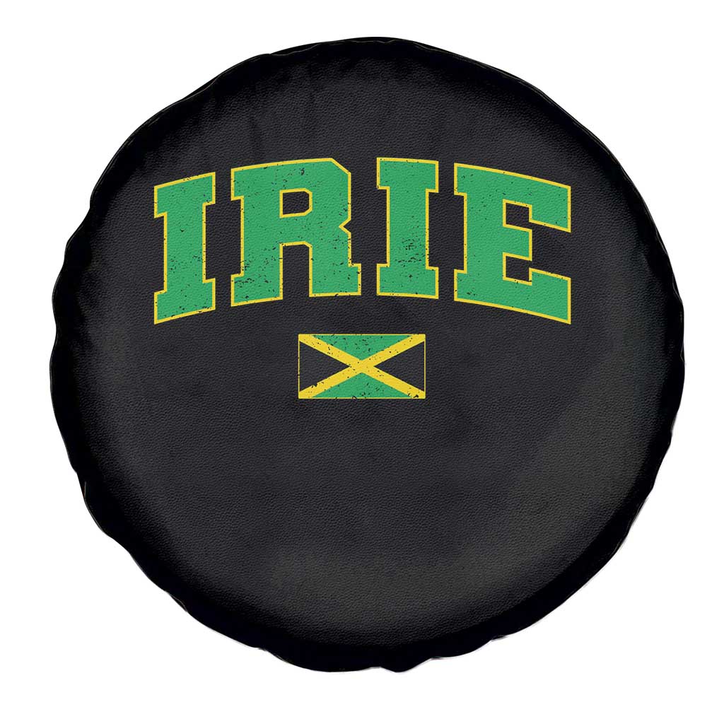 Irie Jamaican Rasta Spare Tire Cover Funny Jamaica Jamaican Flag Rasta Reggae Roots TS10 Print Your Wear