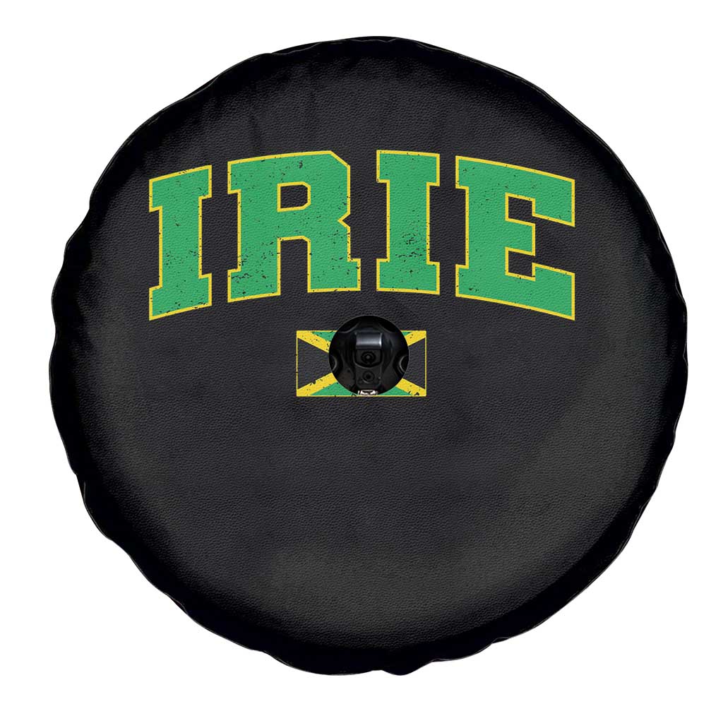 Irie Jamaican Rasta Spare Tire Cover Funny Jamaica Jamaican Flag Rasta Reggae Roots TS10 Print Your Wear