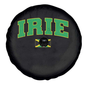 Irie Jamaican Rasta Spare Tire Cover Funny Jamaica Jamaican Flag Rasta Reggae Roots TS10 Print Your Wear