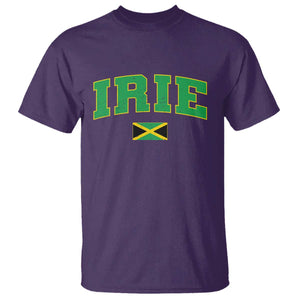 Irie Jamaican Rasta T Shirt Funny Jamaica Jamaican Flag Rasta Reggae Roots TS10 Purple Print Your Wear