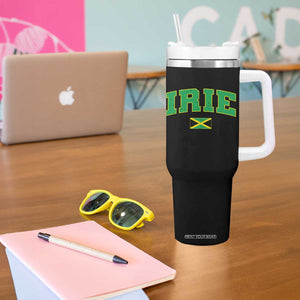Irie Jamaican Rasta Tumbler With Handle Funny Jamaica Jamaican Flag Rasta Reggae Roots TS10 Print Your Wear