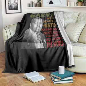 Marcus Garvey Quote Throw Blanket Black History Month TS10 Print Your Wear