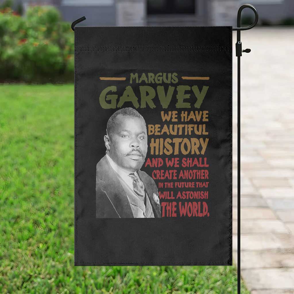 Marcus Garvey Quote Garden Flag Black History Month TS10 Print Your Wear
