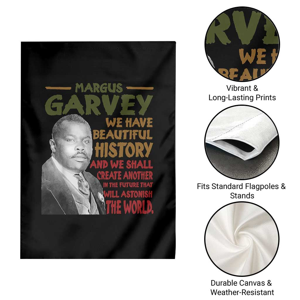 Marcus Garvey Quote Garden Flag Black History Month TS10 Print Your Wear
