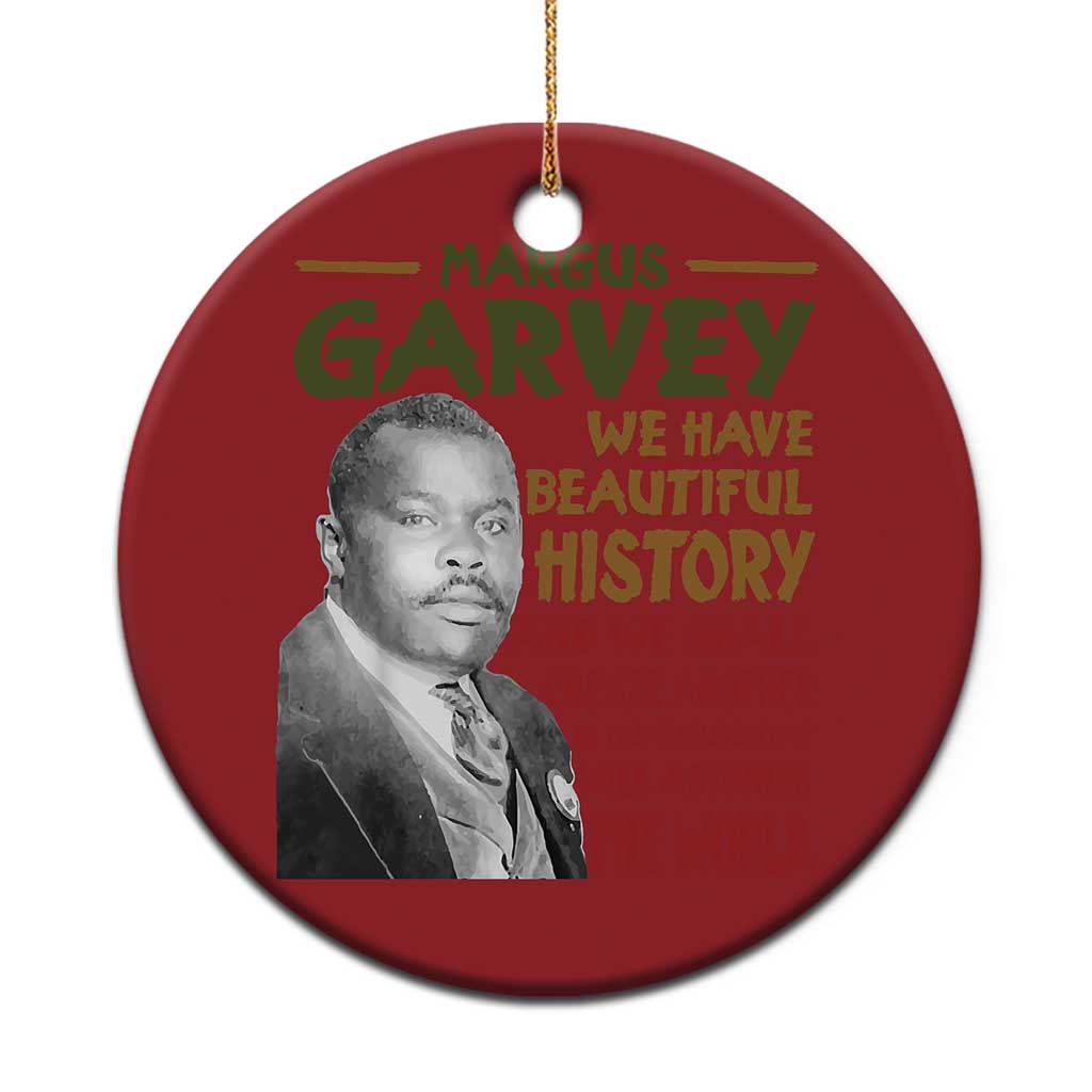Marcus Garvey Quote Christmas Ornament Black History Month TS10 Print Your Wear