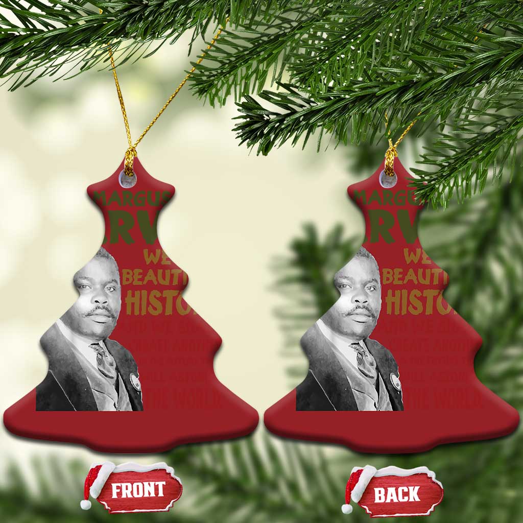 Marcus Garvey Quote Christmas Ornament Black History Month TS10 Christmas Tree Red Print Your Wear