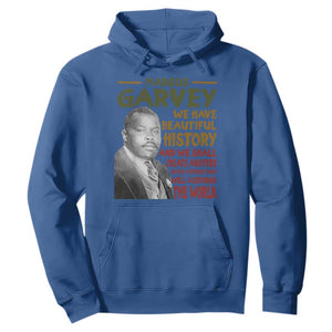 Marcus Garvey Quote Hoodie Black History Month TS10 Royal Blue Print Your Wear