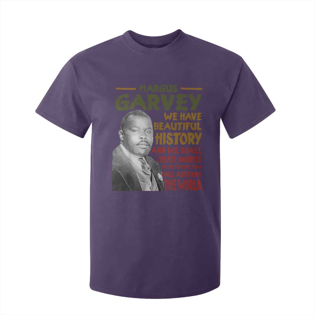 Marcus Garvey Quote T Shirt For Kid Black History Month TS10 Purple Print Your Wear