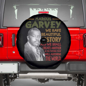 Marcus Garvey Quote Spare Tire Cover Black History Month TS10 Black Print Your Wear