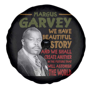 Marcus Garvey Quote Spare Tire Cover Black History Month TS10 Print Your Wear