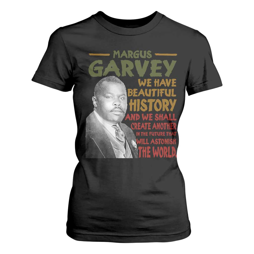 Marcus Garvey Quote T Shirt For Women Black History Month TS10 Black Print Your Wear