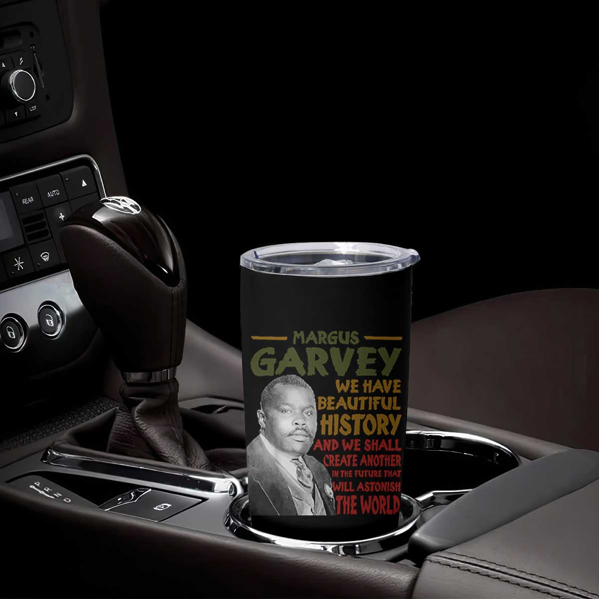 Marcus Garvey Quote Tumbler Cup Black History Month TS10 Print Your Wear
