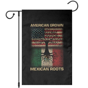 American Grown Mexican Roots Garden Flag Retro Mexico America Flag TS10 Black Print Your Wear