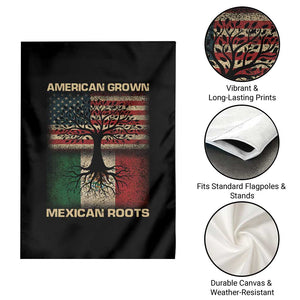 American Grown Mexican Roots Garden Flag Retro Mexico America Flag TS10 Print Your Wear