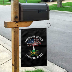 American Grown Jamaican Roots Garden Flag Retro USA Jamaica Flag TS10 Print Your Wear