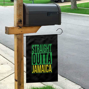 Straight Outta Jamaica Garden Flag Cool Jamaican Travel Vacation TS10 Print Your Wear
