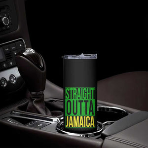Straight Outta Jamaica Skinny Tumbler Cool Jamaican Travel Vacation TS10 Print Your Wear