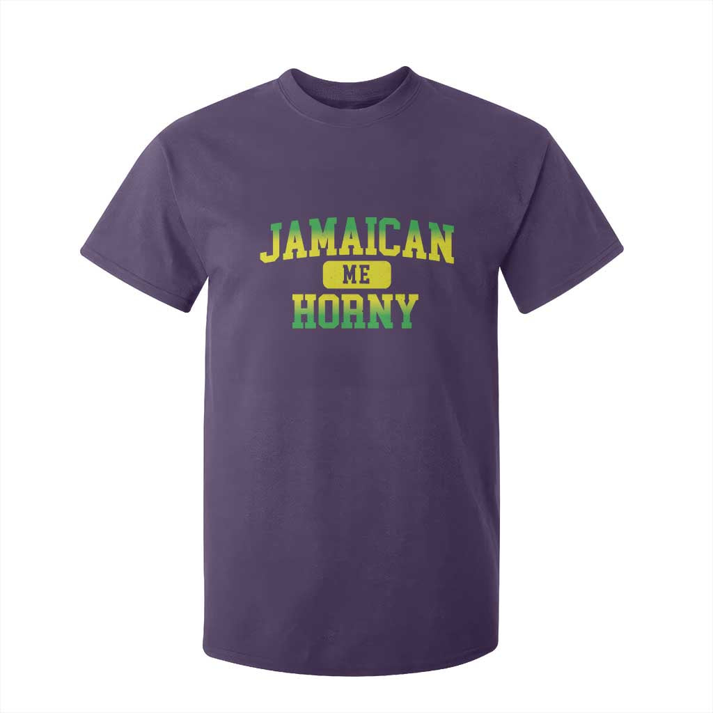 Jamaican Me Horny T Shirt For Kid Funny Caribbean Party TS10 Purple Print Your Wear
