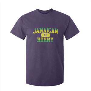 Jamaican Me Horny T Shirt For Kid Funny Caribbean Party TS10 Purple Print Your Wear
