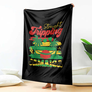 Jamaica Vacation Throw Blanket Straight Trippin Jamaica Family Girls Trip TS10 Print Your Wear
