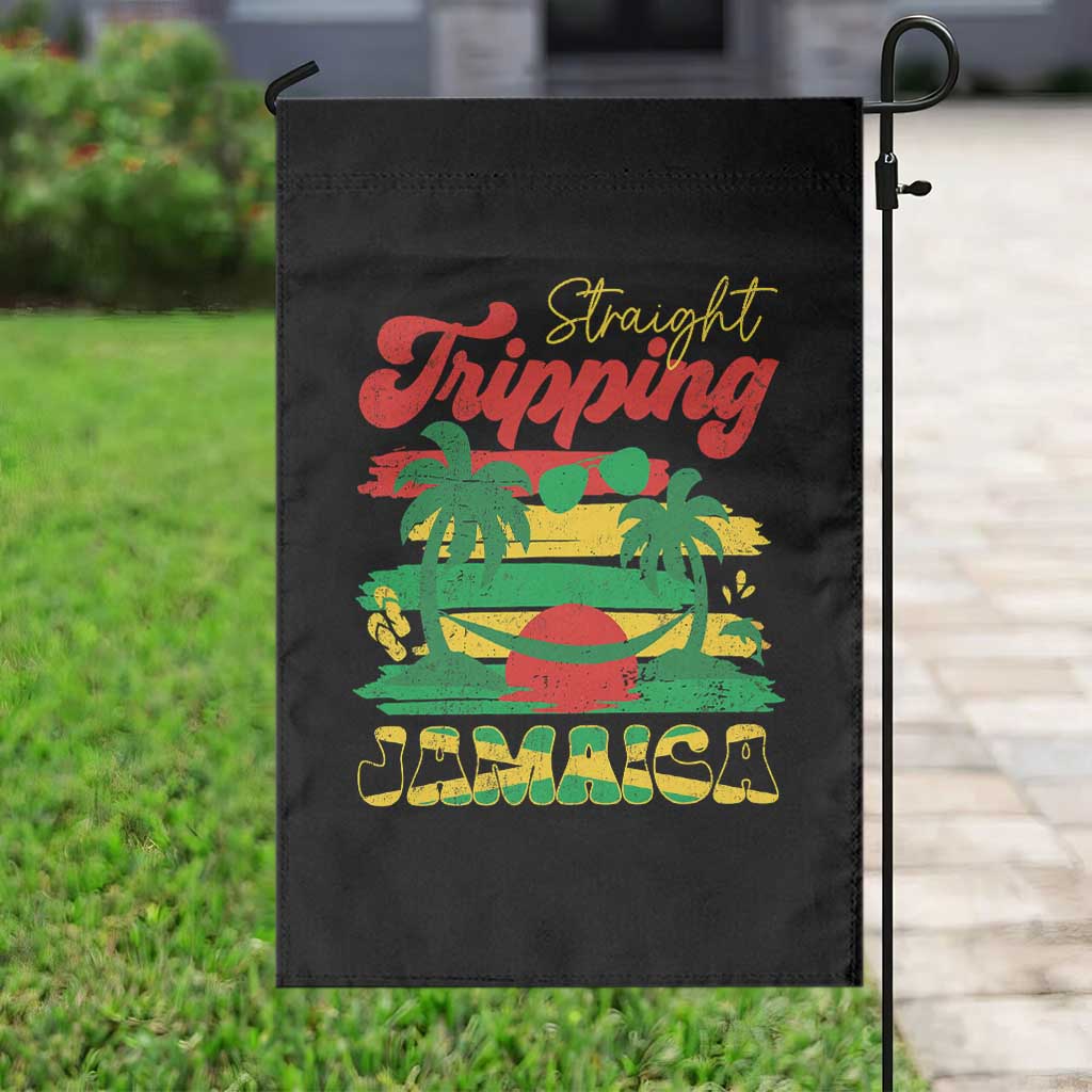 Jamaica Vacation Garden Flag Straight Trippin Jamaica Family Girls Trip TS10 Print Your Wear
