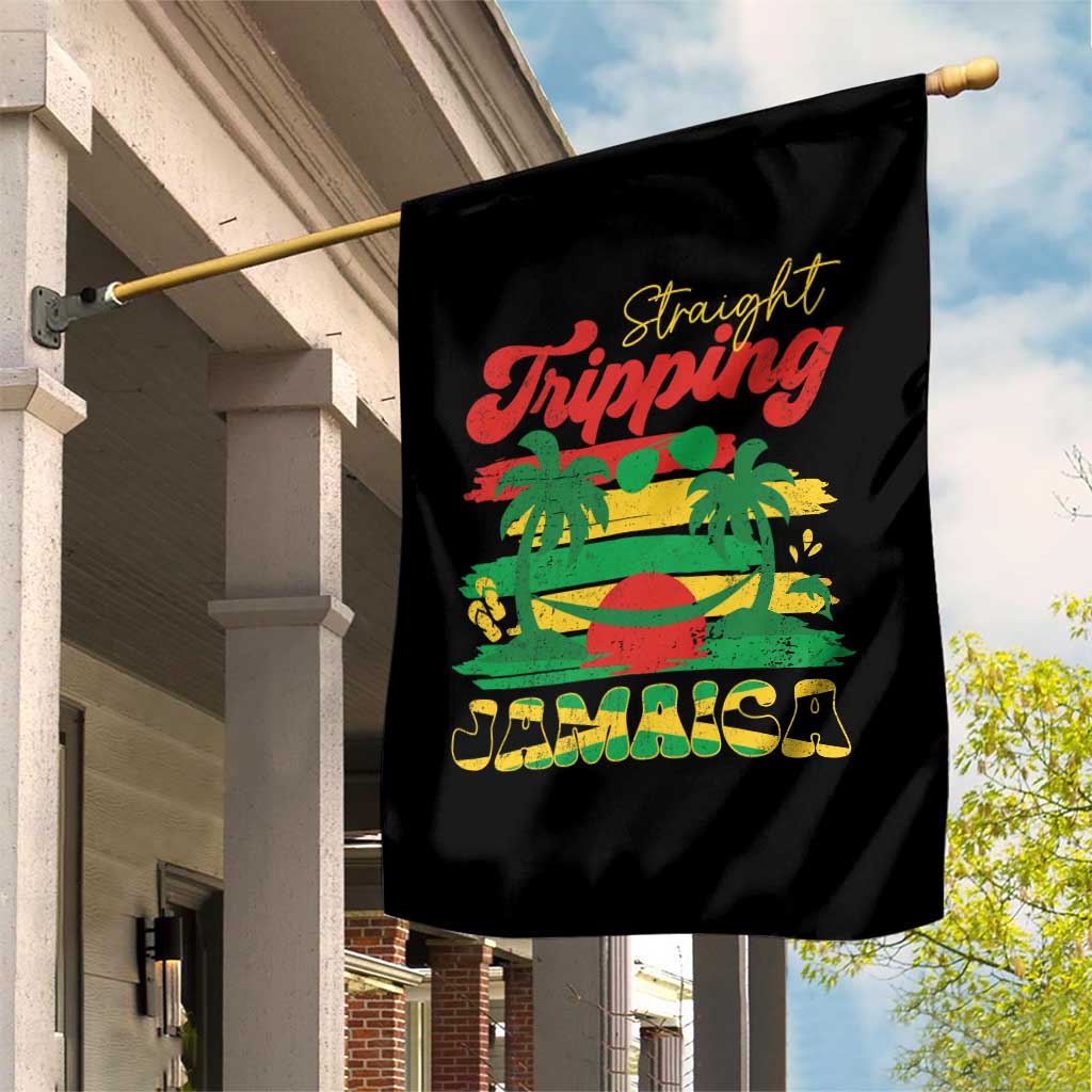 Jamaica Vacation Garden Flag Straight Trippin Jamaica Family Girls Trip TS10 Print Your Wear