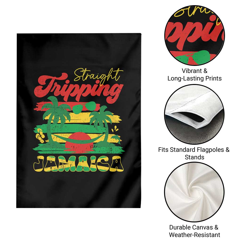 Jamaica Vacation Garden Flag Straight Trippin Jamaica Family Girls Trip TS10 Print Your Wear