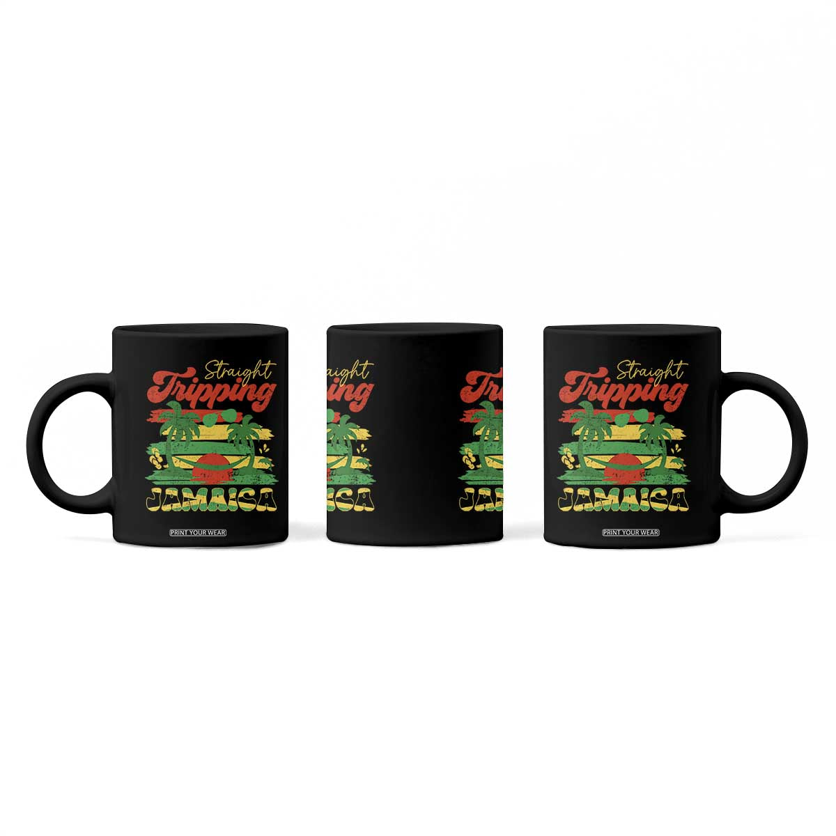 Jamaica Vacation Coffee Mug Straight Trippin Jamaica Family Girls Trip TS10 Print Your Wear