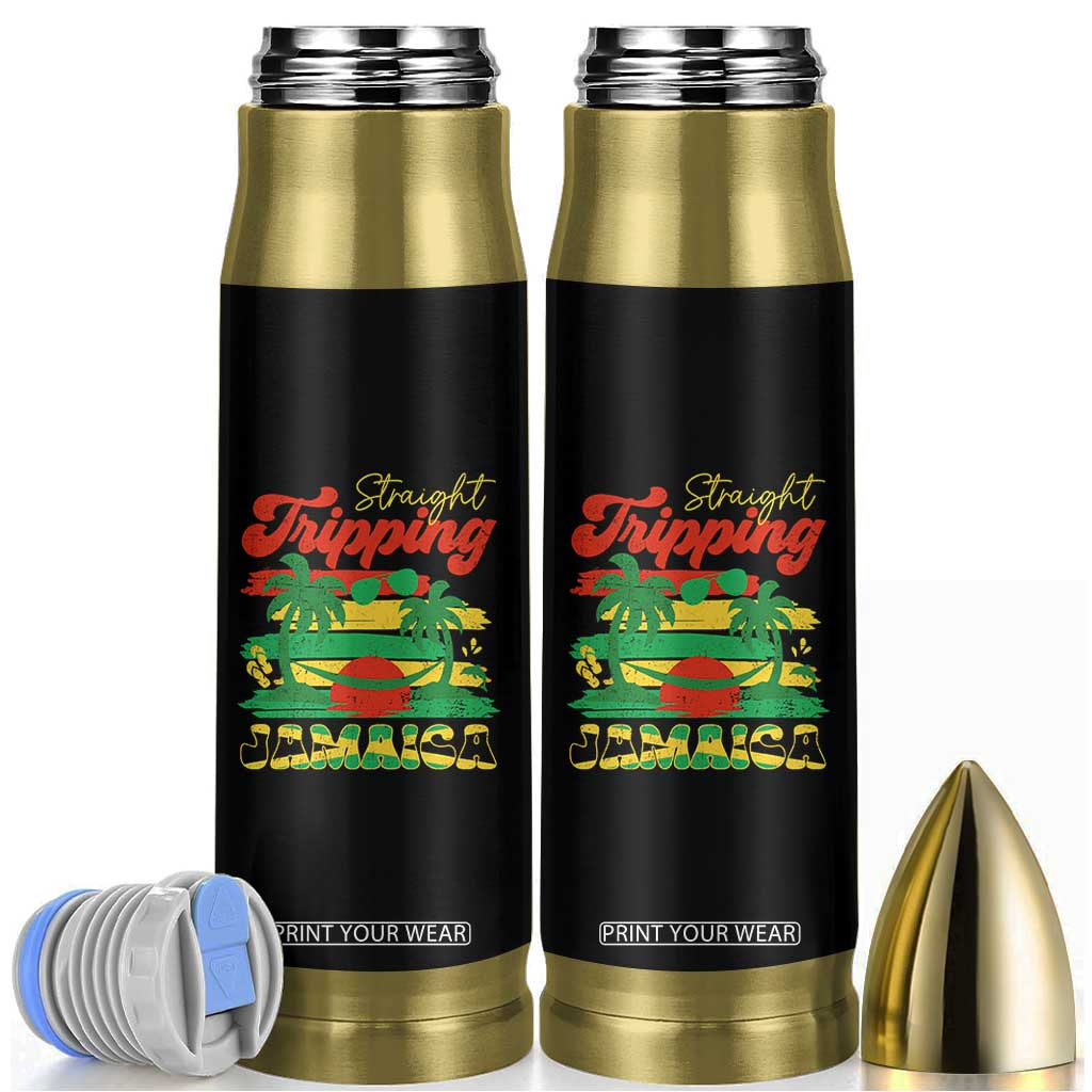 Jamaica Vacation Bullet Tumbler Straight Trippin Jamaica Family Girls Trip TS10 Black Print Your Wear