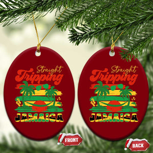 Jamaica Vacation Ceramic Ornament Straight Trippin Jamaica Family Girls Trip TS10 Print Your Wear