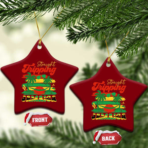Jamaica Vacation Ceramic Ornament Straight Trippin Jamaica Family Girls Trip TS10 Print Your Wear