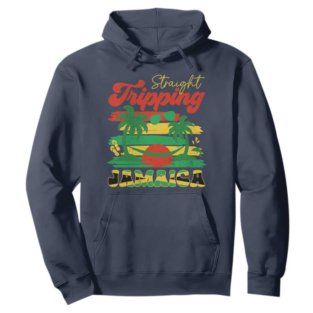 Jamaica Vacation Hoodie Straight Trippin Jamaica Family Girls Trip TS10 Navy Print Your Wear