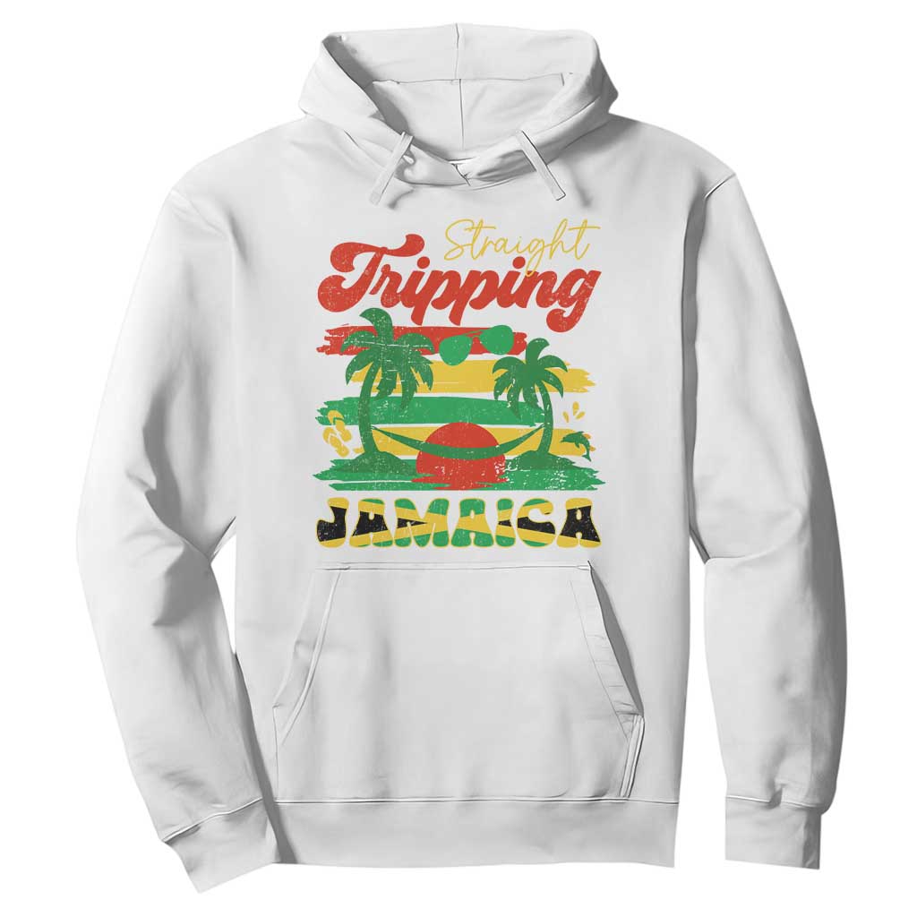 Jamaica Vacation Hoodie Straight Trippin Jamaica Family Girls Trip TS10 White Print Your Wear
