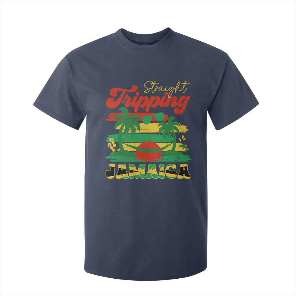 Jamaica Vacation T Shirt For Kid Straight Trippin Jamaica Family Girls Trip TS10 Navy Print Your Wear