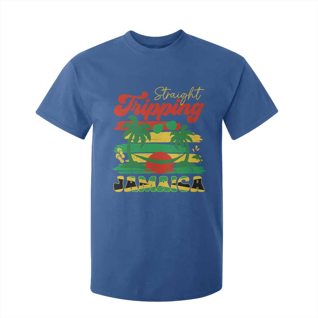 Jamaica Vacation T Shirt For Kid Straight Trippin Jamaica Family Girls Trip TS10 Royal Blue Print Your Wear