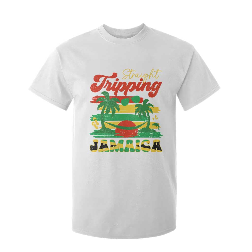 Jamaica Vacation T Shirt For Kid Straight Trippin Jamaica Family Girls Trip TS10 White Print Your Wear