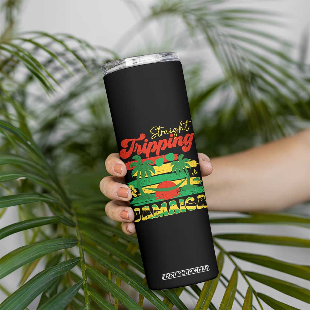 Jamaica Vacation Skinny Tumbler Straight Trippin Jamaica Family Girls Trip TS10 Print Your Wear
